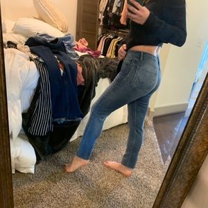 Hudson holly hi rise straight leg jeans